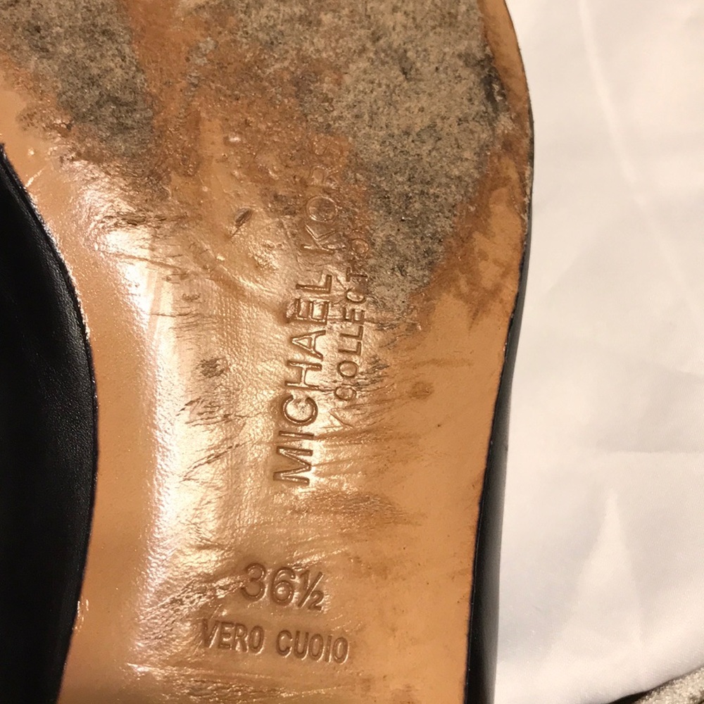 Michael Kors Collection Marla leather bow flats - Picture 7 of 8